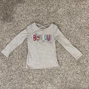 Disney Bonjour Girls Long Sleeve Shirt